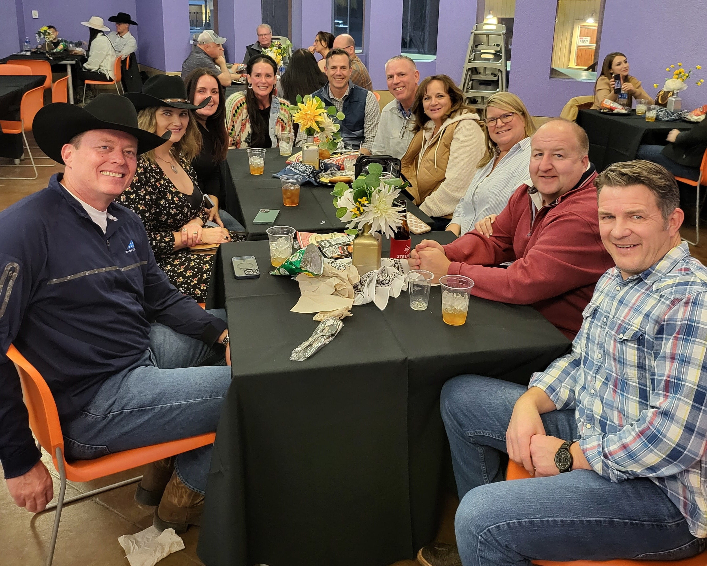 people sitting around a table